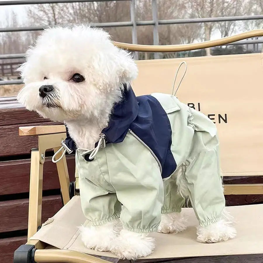 Waterproof Pet Raincoat for Dogs & Cats | Windproof Work Jacket