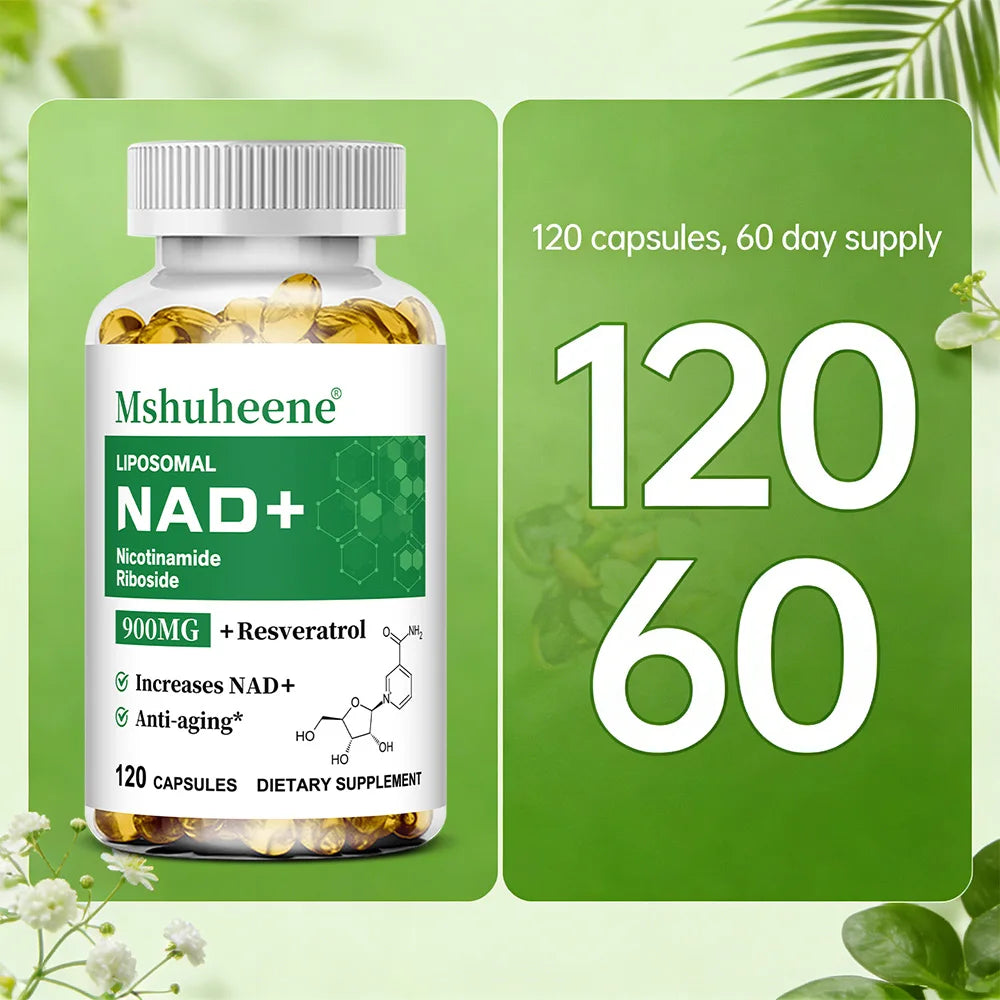 NAD+ Booster Capsules with Quercetin | Anti-Aging & Energy