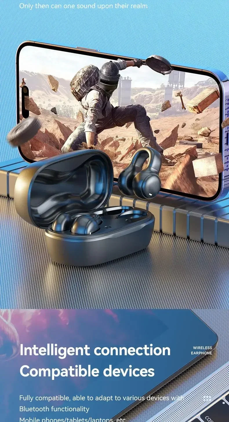 Bone Conduction Wireless Earbuds | Sporty Bluetooth Headset