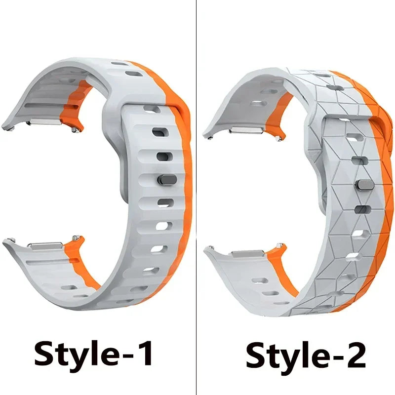 Sport Silicone Replacement Strap for Galaxy Watch 7 Ultra 47mm