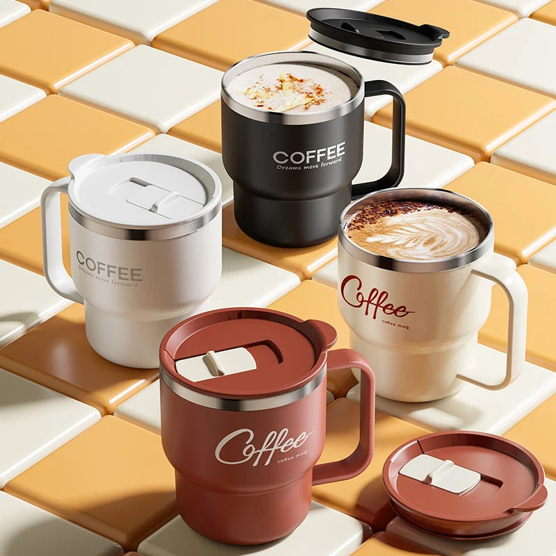 Double Layer Stainless Steel Coffee Mug | Insulated Drinkware