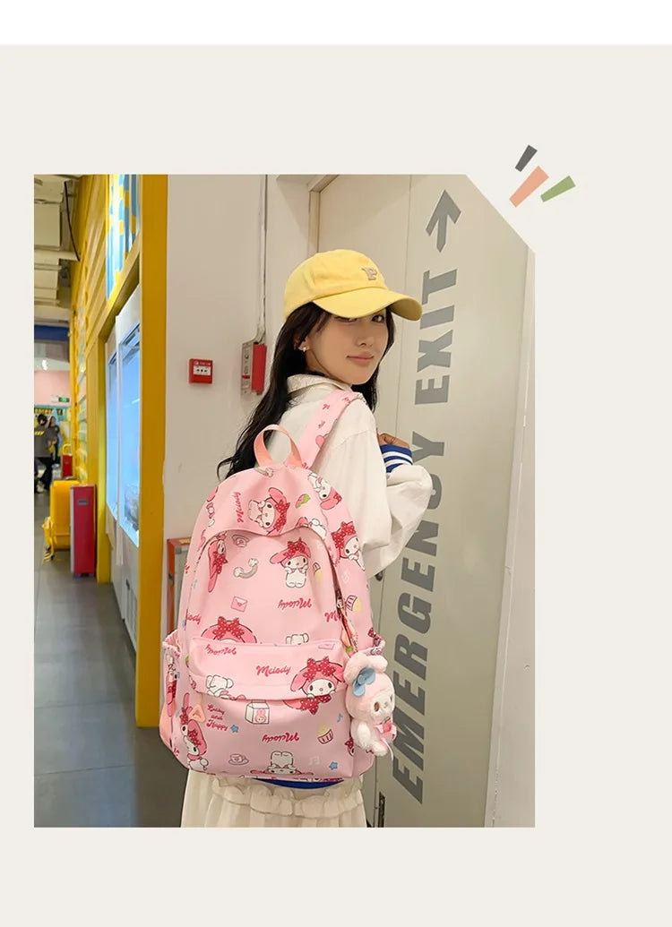 Kawaii Anime Girl Backpack | Large Capacity Student Bag