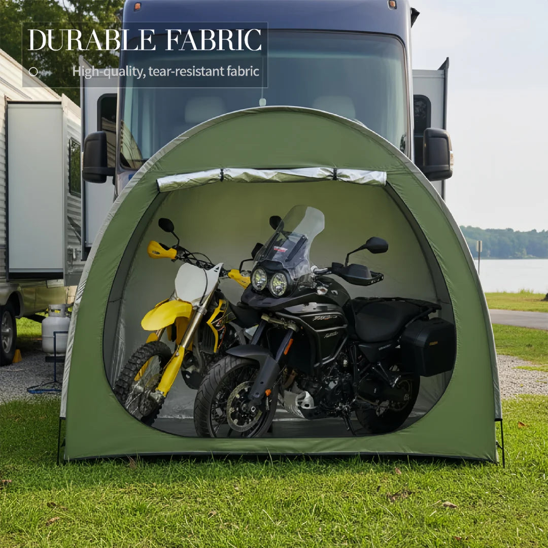 Portable Thickened Oxford Cloth Bike Shelter Tent for Outdoor Travel
