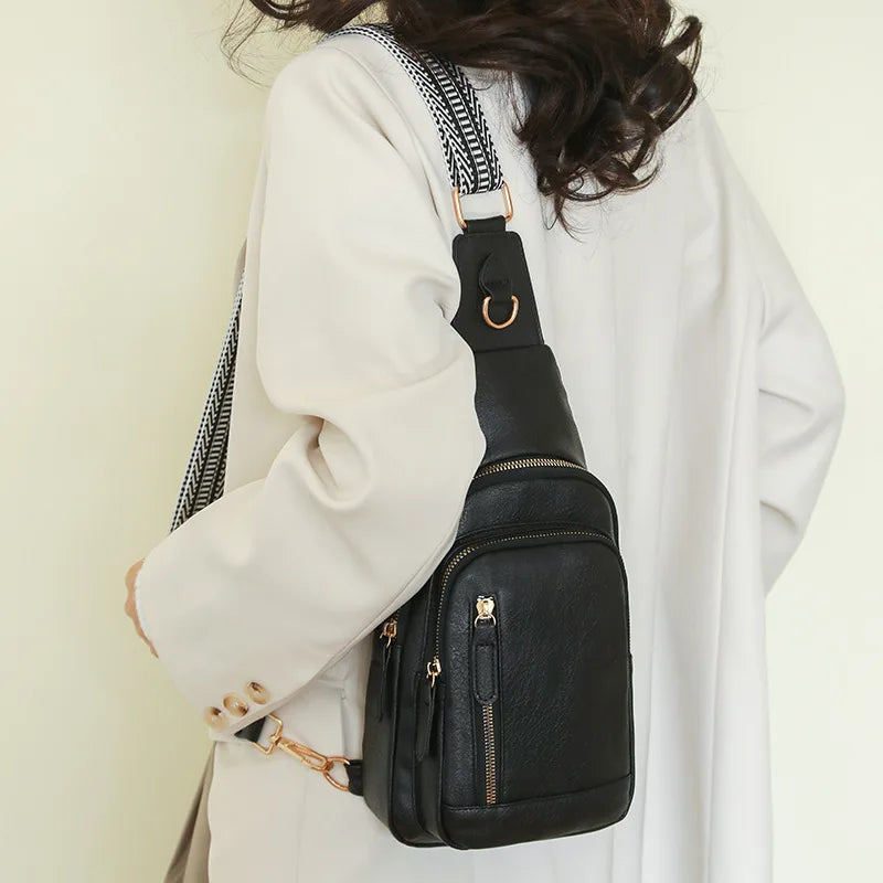 Large Capacity PU Women's Crossbody Bag | Stylish and Versatile