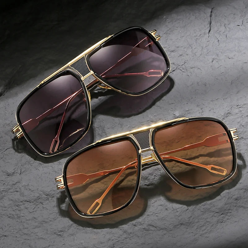 Vintage-Inspired Large Frame Sunglasses for Men & Women | Classic Style