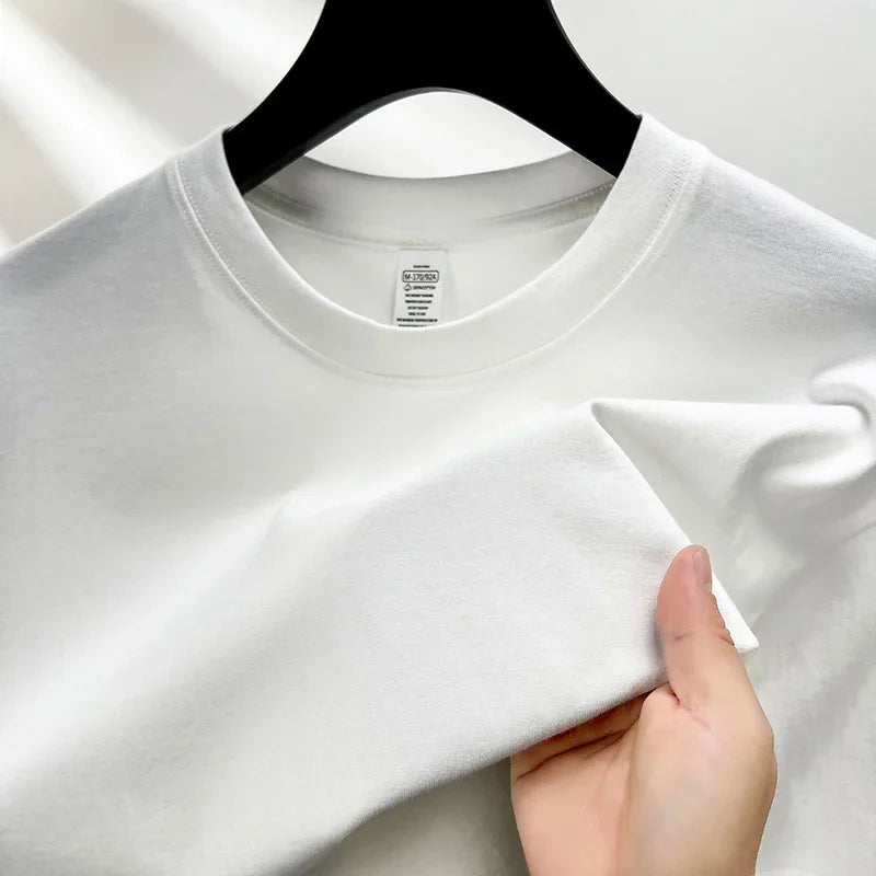 Men's Breathable Cotton Summer T-Shirt | Fashionable Short Sleeve Top