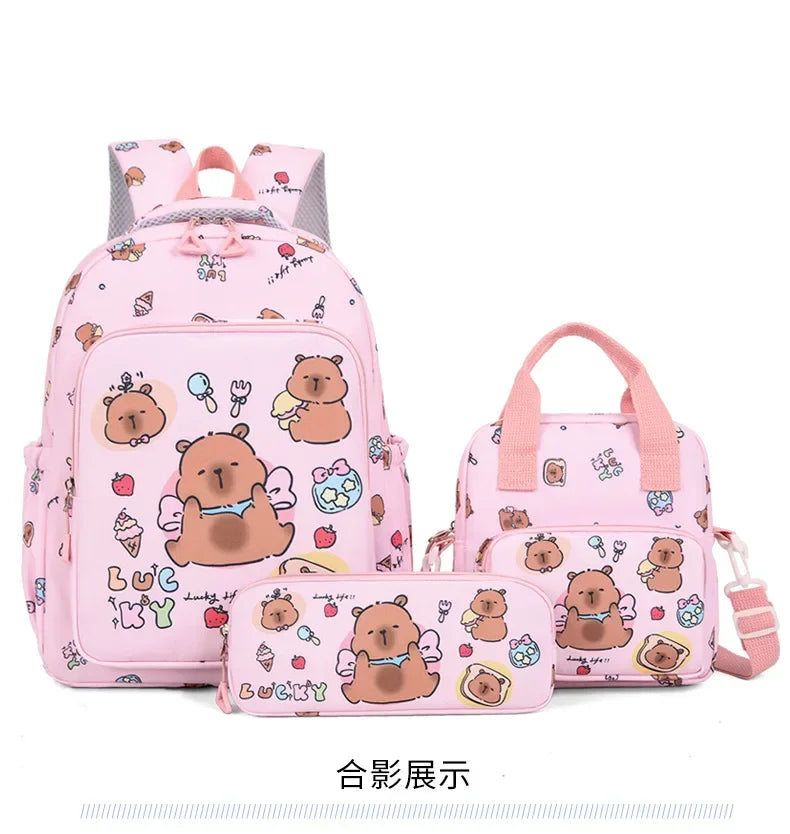 Colorful 3-Piece Backpack Set for School | Fun & Functional