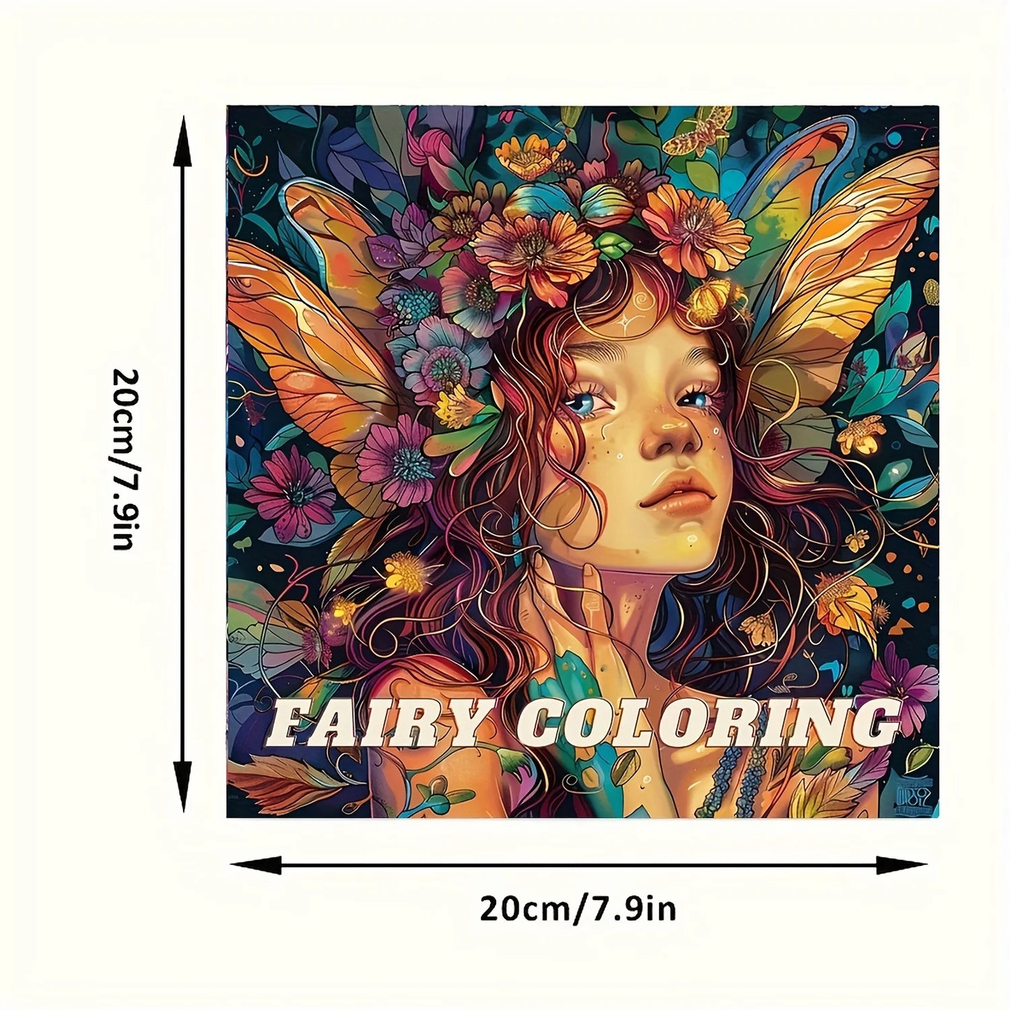 Adult 20x20cm Coloring Book | Stress Relief & Mindfulness