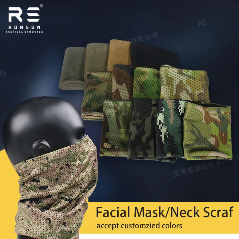 Tactical Face Mask | CADPAT MT Camouflage for Sun & Wind Protection