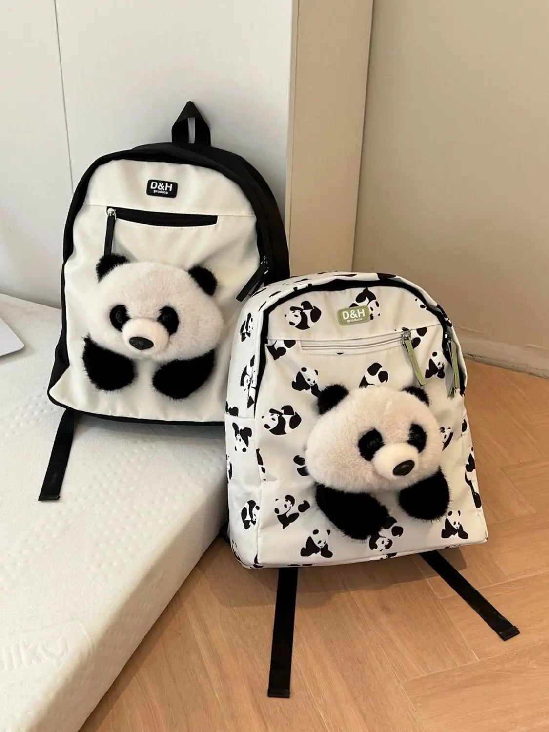 Cute Panda Backpack | Fashionable Lightweight School Bag for Students