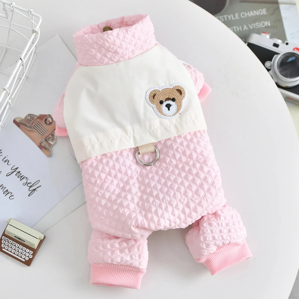 Windproof Pet Apparel for Small Dogs | Stylish & Cozy Jumpsuits
