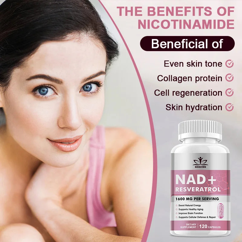 NAD+ Supplements for Energy & Anti-Aging Support
