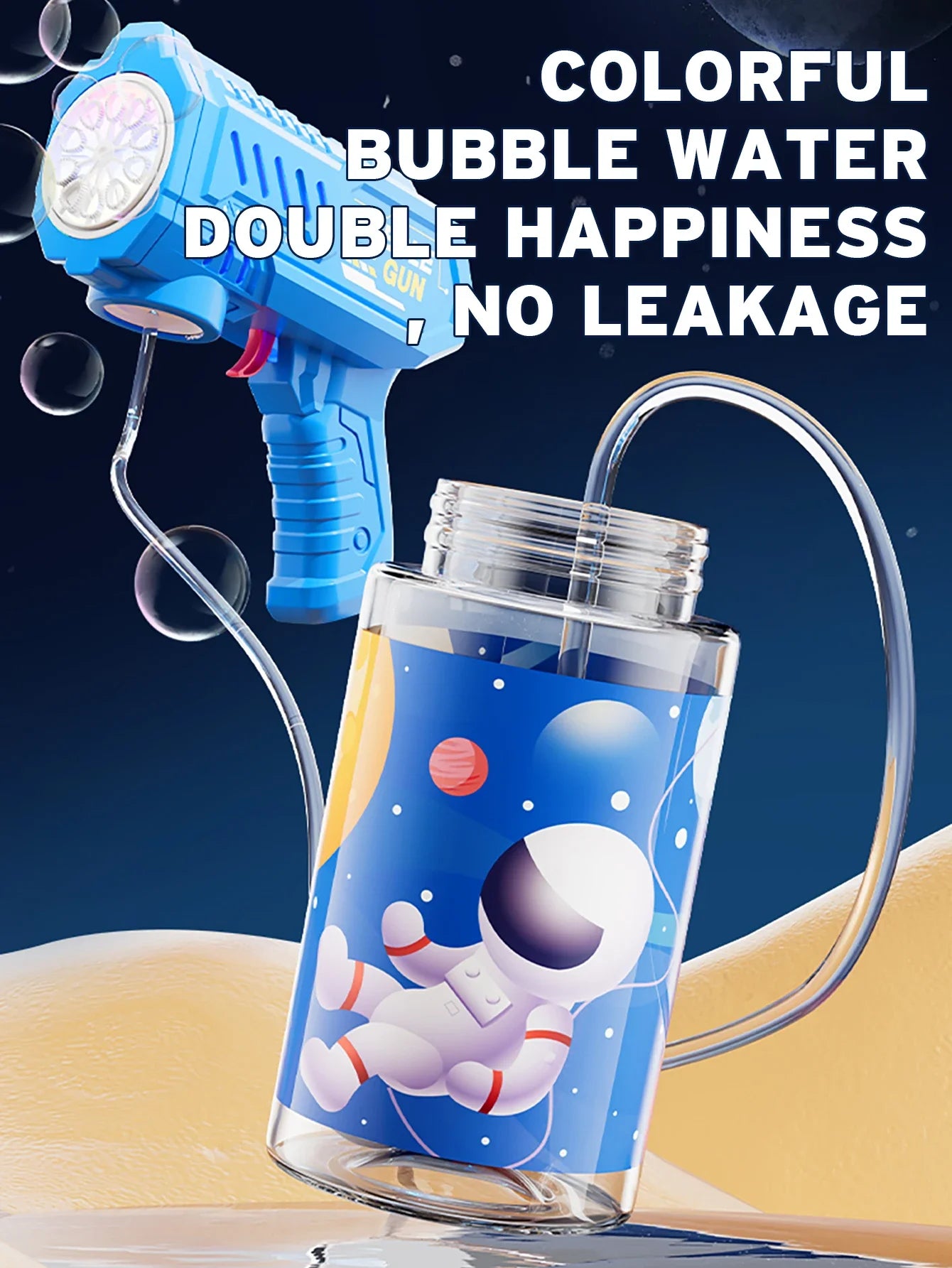Fully Automatic Bubble Gun Toy | Fun Bubbles for Kids Outdoors