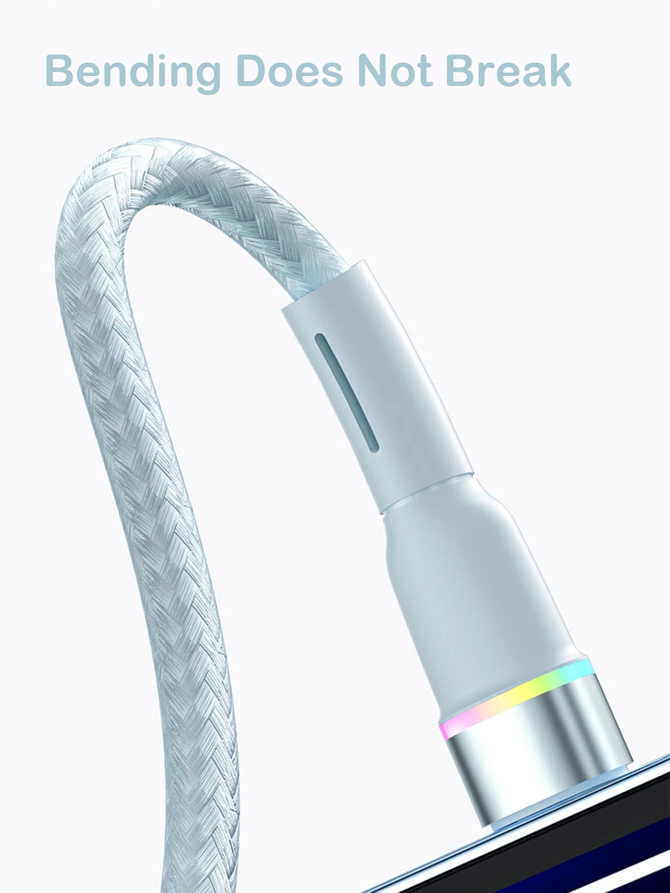 LED Fast Charging USB Cable for iPhone and iPad Devices