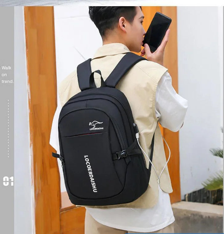 Large-Capacity Trendy Backpacks for School & Travel | Unisex