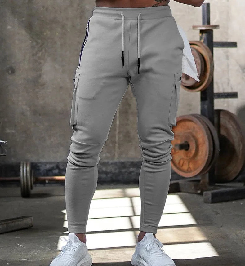 Men's Multi-Pocket Workout Training Pants | Stylish Jogging Sweatpants
