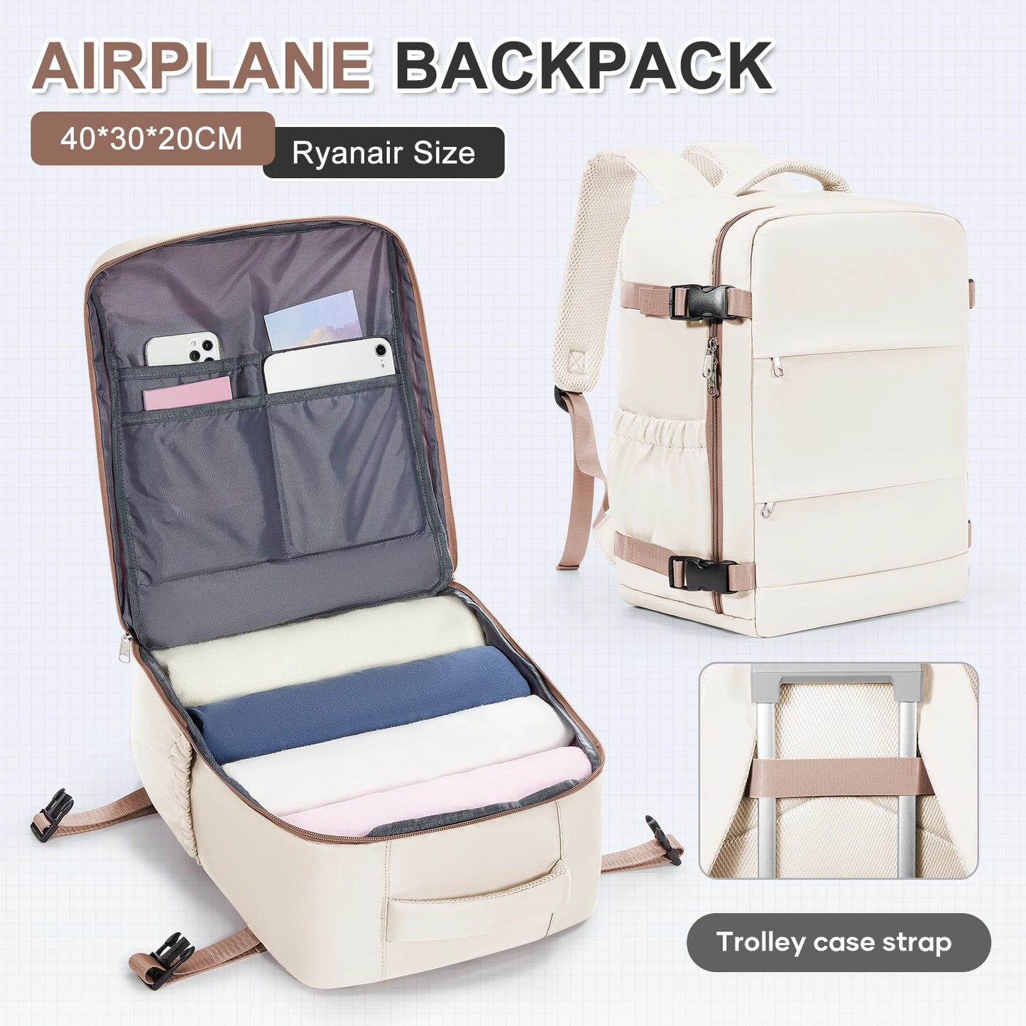Versatile Cabin Backpack for Travel & Leisure | Unisex Design