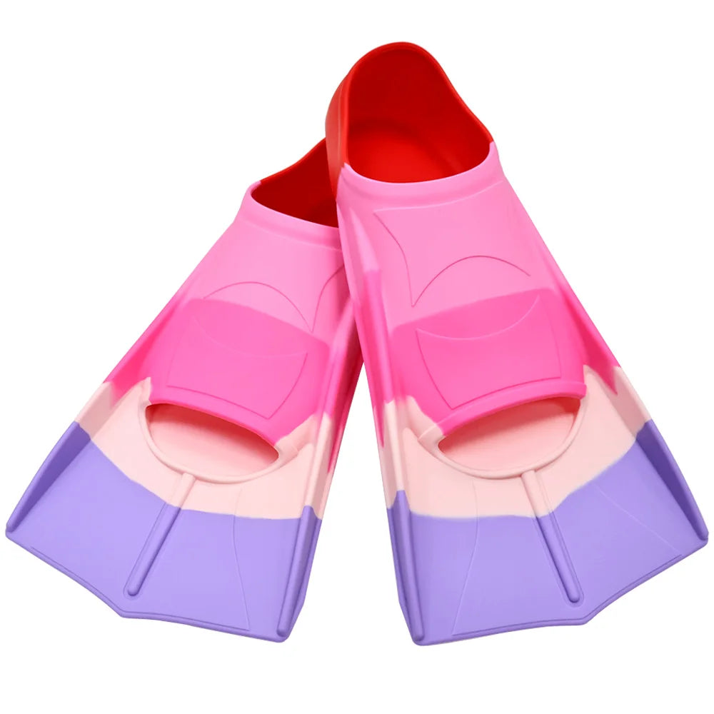 Professional Short Diving Fins for Enhanced Swim Training