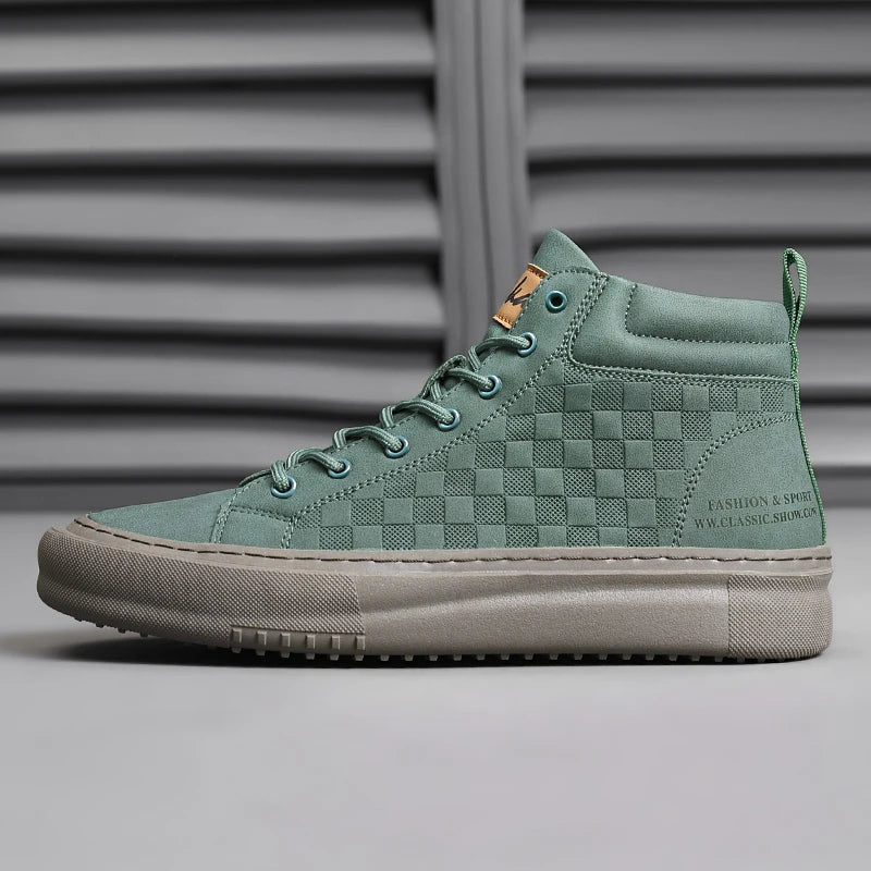 Men's Versatile Casual Sports Shoes | Retro Mid-Top Style