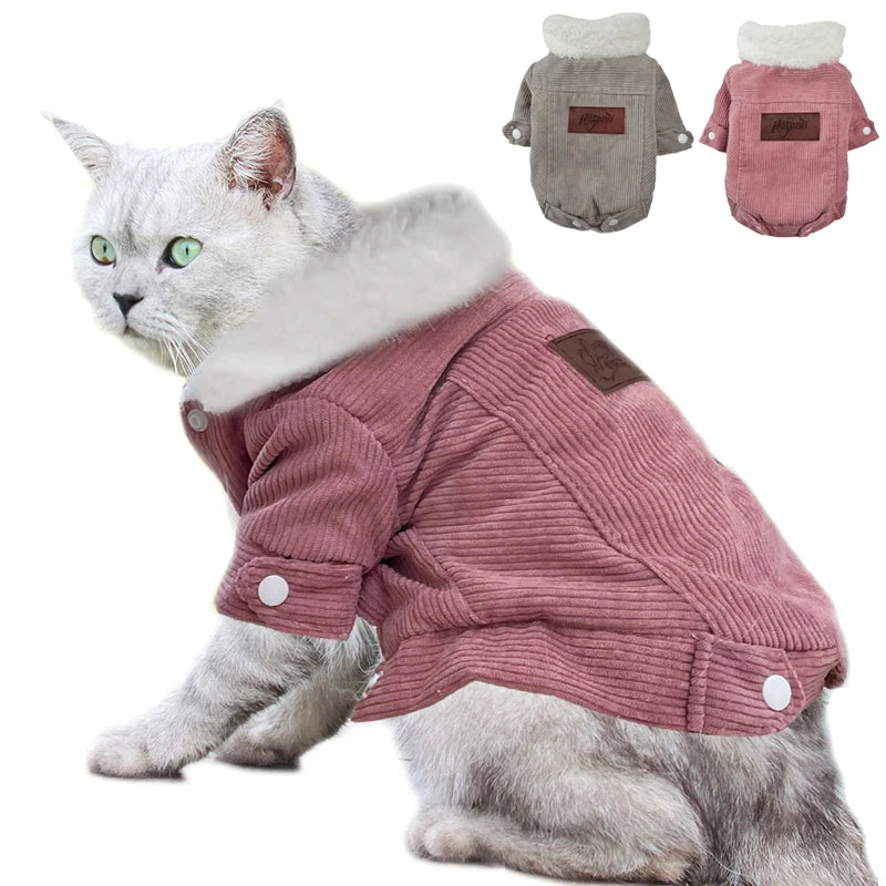 Winter Pet Jacket for Small Dogs & Cats | Soft & Warm Fleece