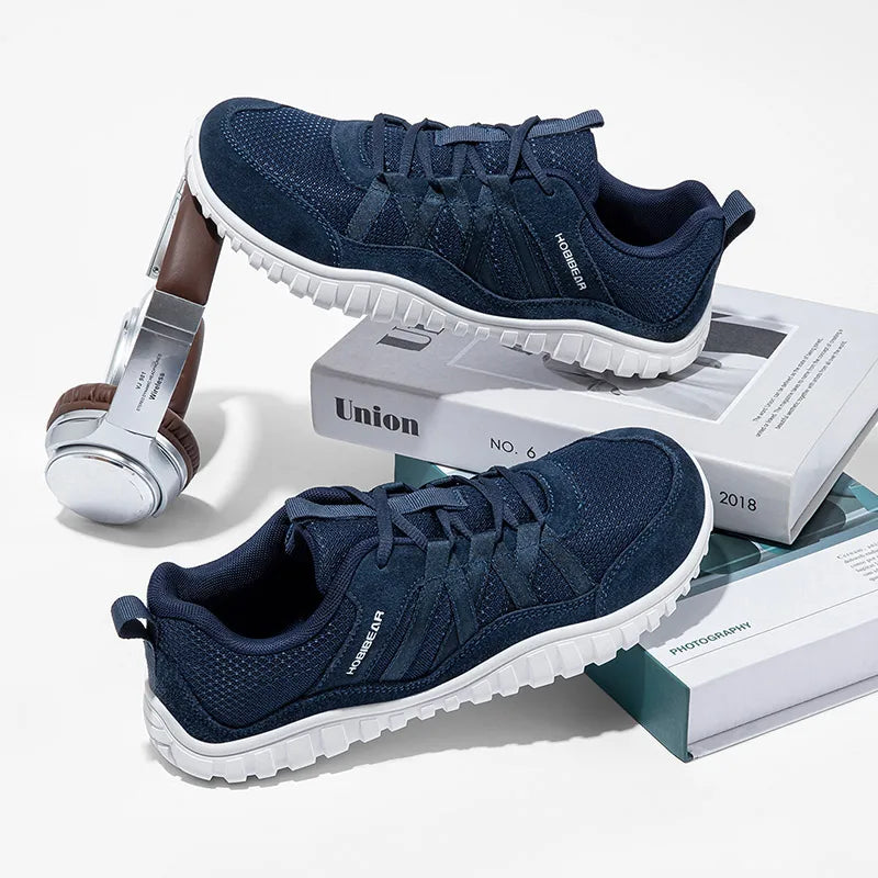 Breathable Wide Toe Walking Shoes | Non-Slip Outdoor Sneakers
