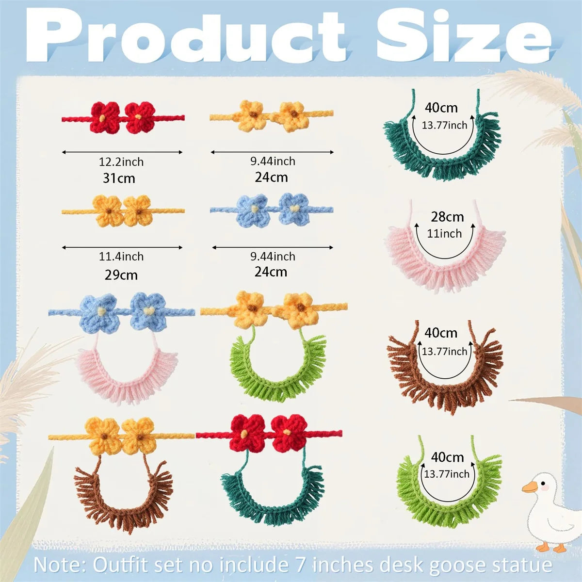 Cute Mini Goose Summer Outfits | Adorable Desk Accessories