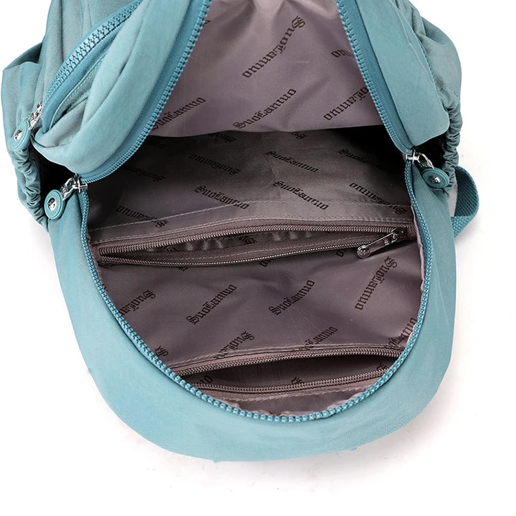 Stylish Lightweight Black Commuter Backpack for Women