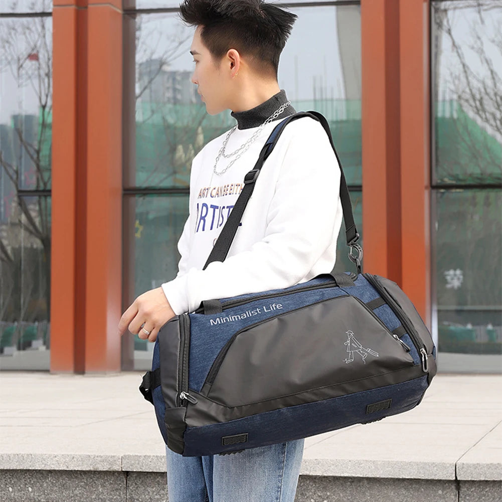 Waterproof Nylon Gym Bag | Perfect for Fitness & Travel