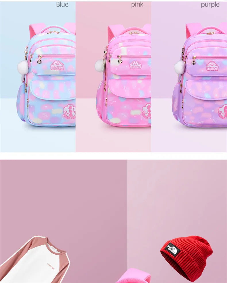 Stylish Pink School Backpack for Girls | Fashion Meets Functionality