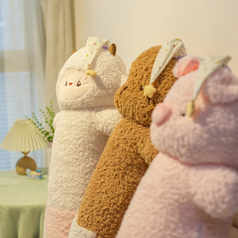 90cm Giant Plush Animal Pillow | Soft Sleep Cartoon Doll for Kids