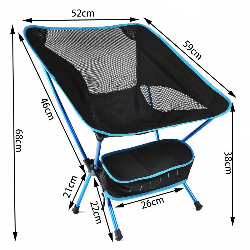 Portable Lightweight Folding Chair | Perfect for Fishing & Camping