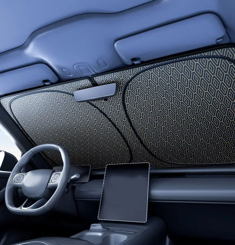 Folding Car Windshield Sun Shade Cover | UV Protection Visor