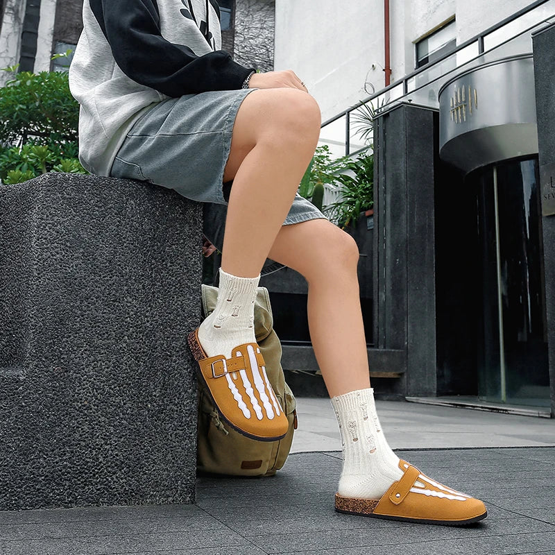 Men's Cork Clogs with Arch Support | Comfortable Indoor Footwear
