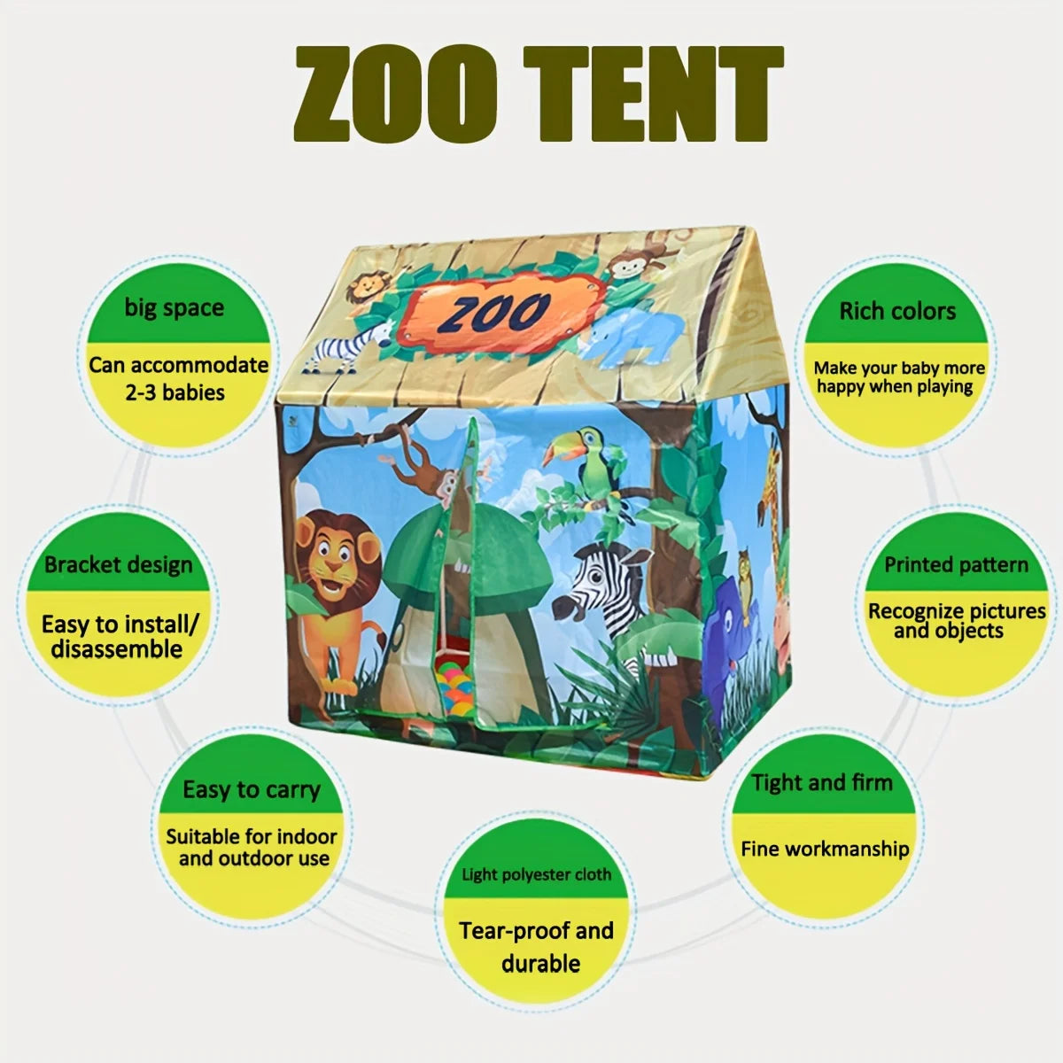 Children's Playhouse Tent | Indoor & Outdoor Fun for Kids