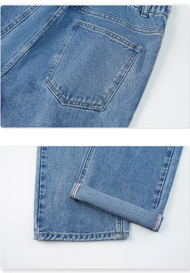 Men's Casual Wide Baggy Denim Jeans | Spring Summer Streetwear Pants