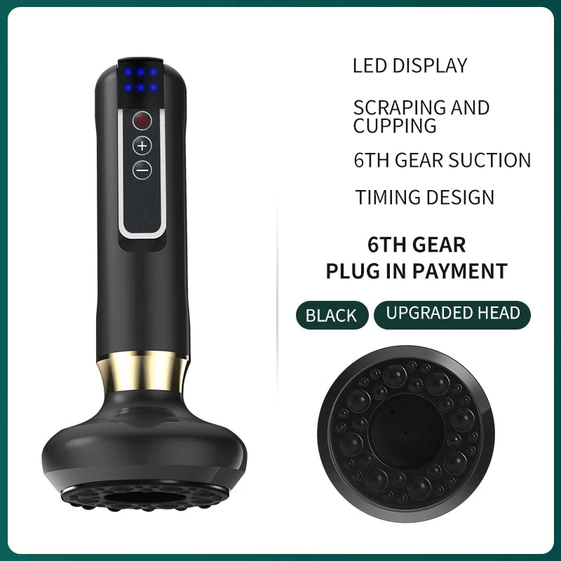 Tricolor Electric Gua Sha Massager | Slimming Infrared Therapy