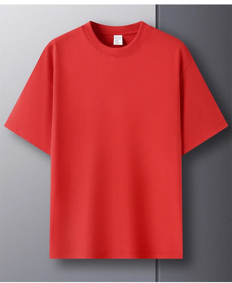 Men's Breathable Cotton Summer T-Shirt | Fashionable Short Sleeve Top