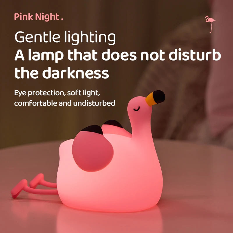 Bonita luz nocturna LED de té de burbujas | Lámpara de ambiente recargable