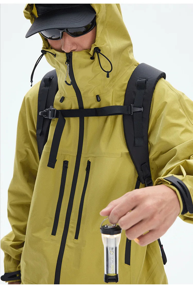 Premium Waterproof Multi-Pocket Utility Mountain Jacket for All Seasons