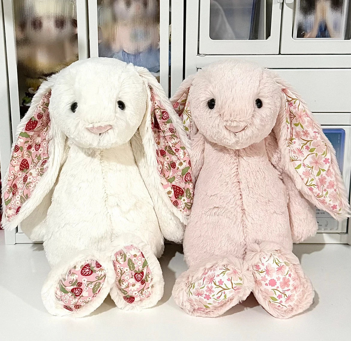 Cute Rabbit Plush Toy with Floral Ears | Ideal Kids Gift