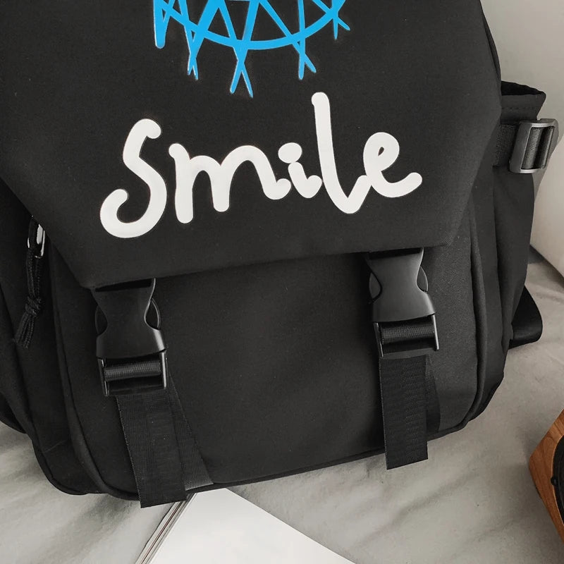 Kawaii Large Capacity Pocket Front Backpack | Stylish School Bag