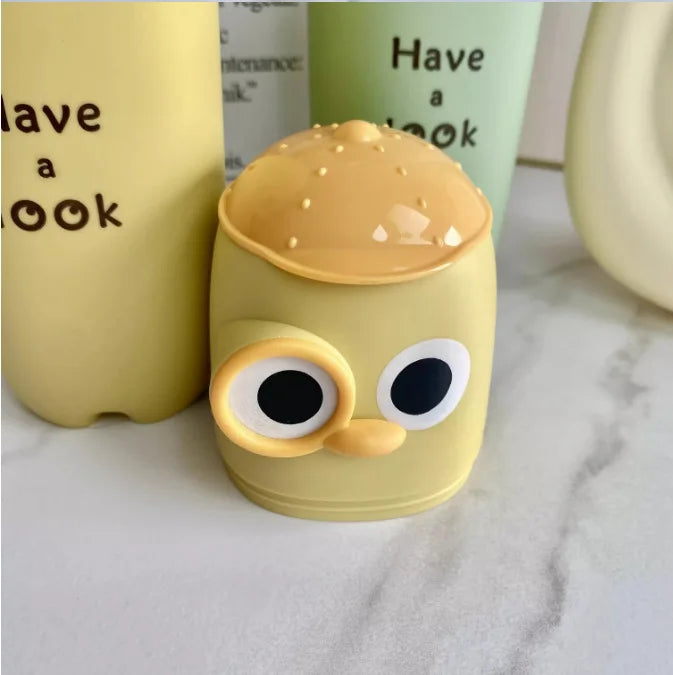 Portable Travel Wash Cup & Toothbrush Storage Box for Kids