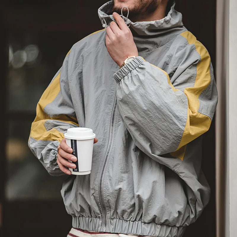 Men's Casual Detachable Double Zipper Jacket | Stylish Spring & Fall Coat