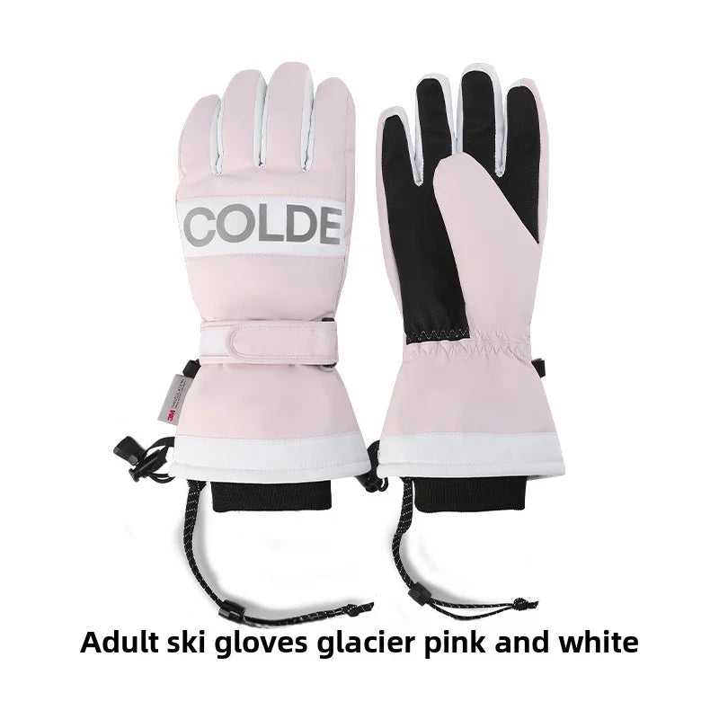 Guantes de esquí cálidos para deportes de invierno | Equipo impermeable y cortavientos
