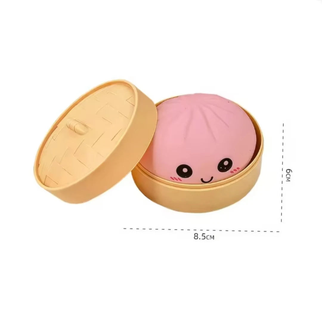Dumpling Squishy Stress Ball | Soft Silicone Anti-Stress Toy