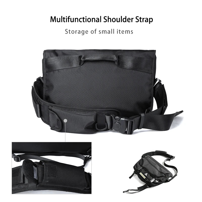 Waterproof Men Messenger Bag | Stylish Anti-Theft Crossbody Bag
