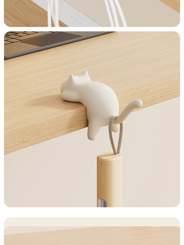 Multipurpose Office Hooks | Stylish Desk Organizer for Cables & Keys