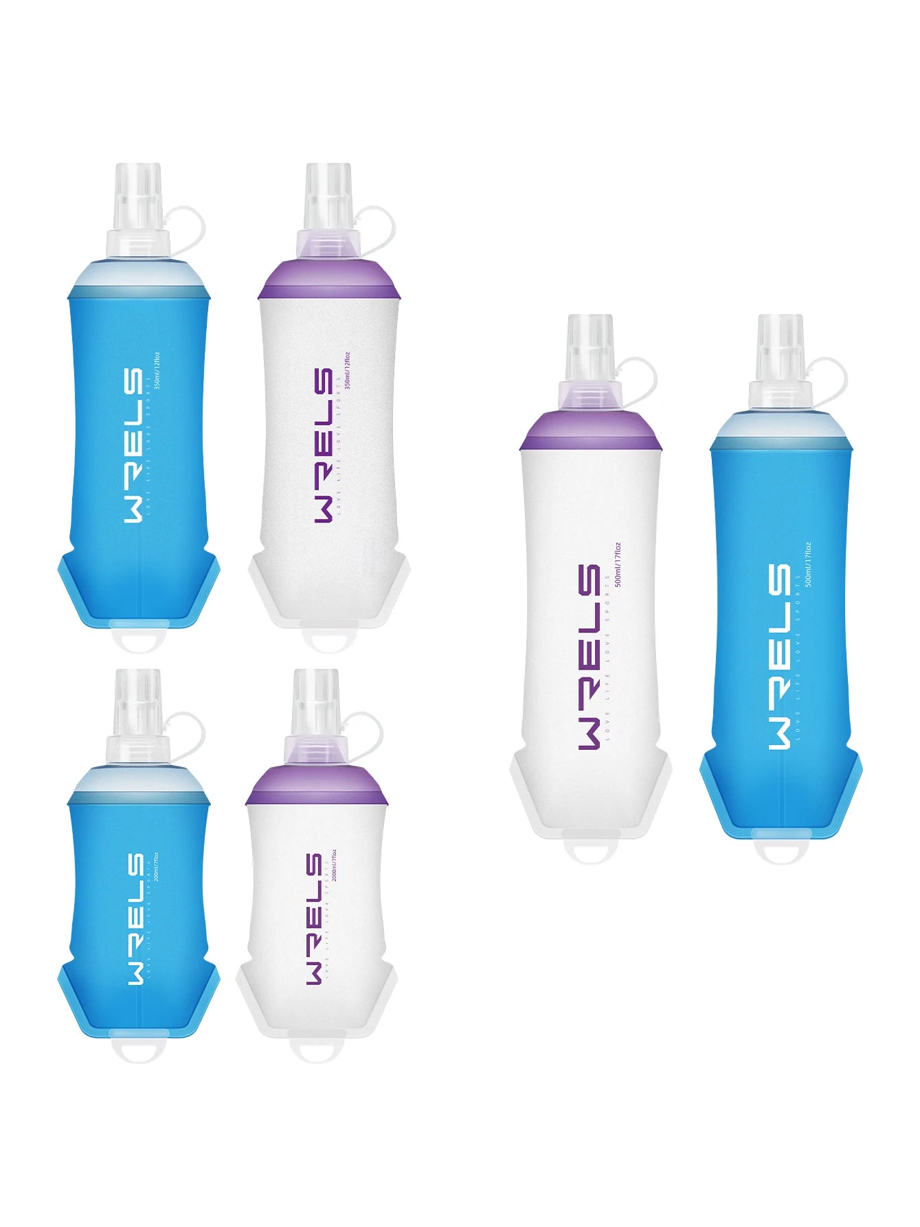 Soft Folding Water Bottle for Camping & Running | BPA Free Flask