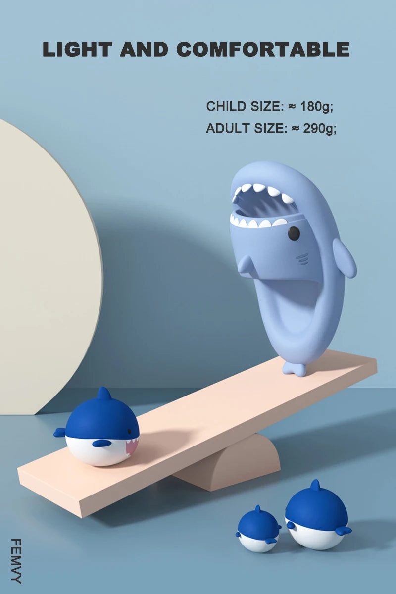 Kids Shark Slippers | Cartoon Non-slip Soft Sandals for Summer