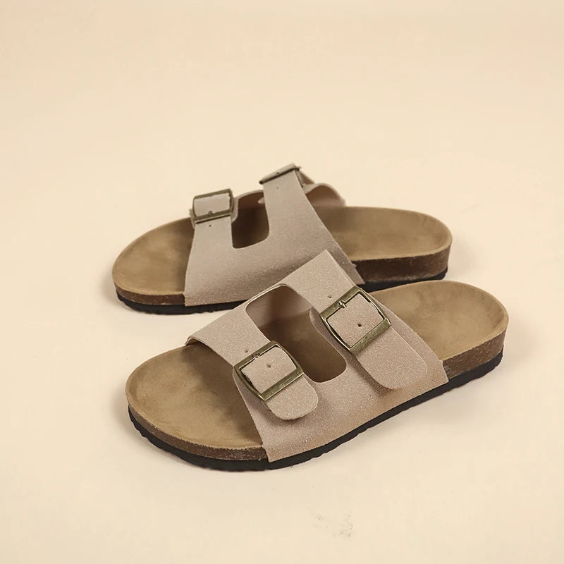 Women's Stylish Flat Beach Sandals | Comfortable Outdoor Slippers